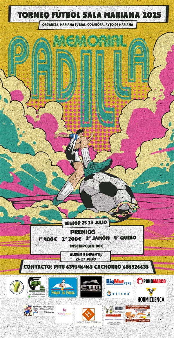 MEMORIAL PADILLA "TORNEO FÚTBOL SALA MARIANA 2025"
