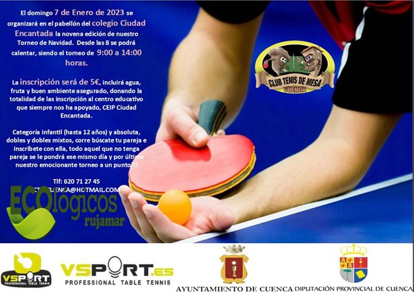 XIX TORNEO DE NAVIDAD DE TENIS DE MESA
