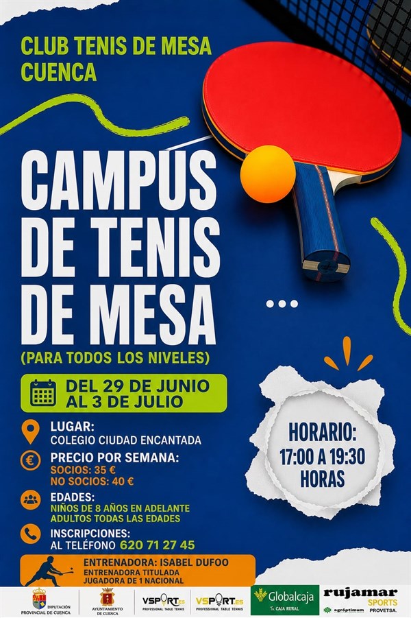 CAMPUS TENIS DE MESA 2026
